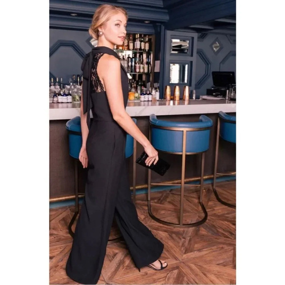 Gal meets glam Melanie Lace Back Wide Leg Jumpsuit - Picture 1 of 12
